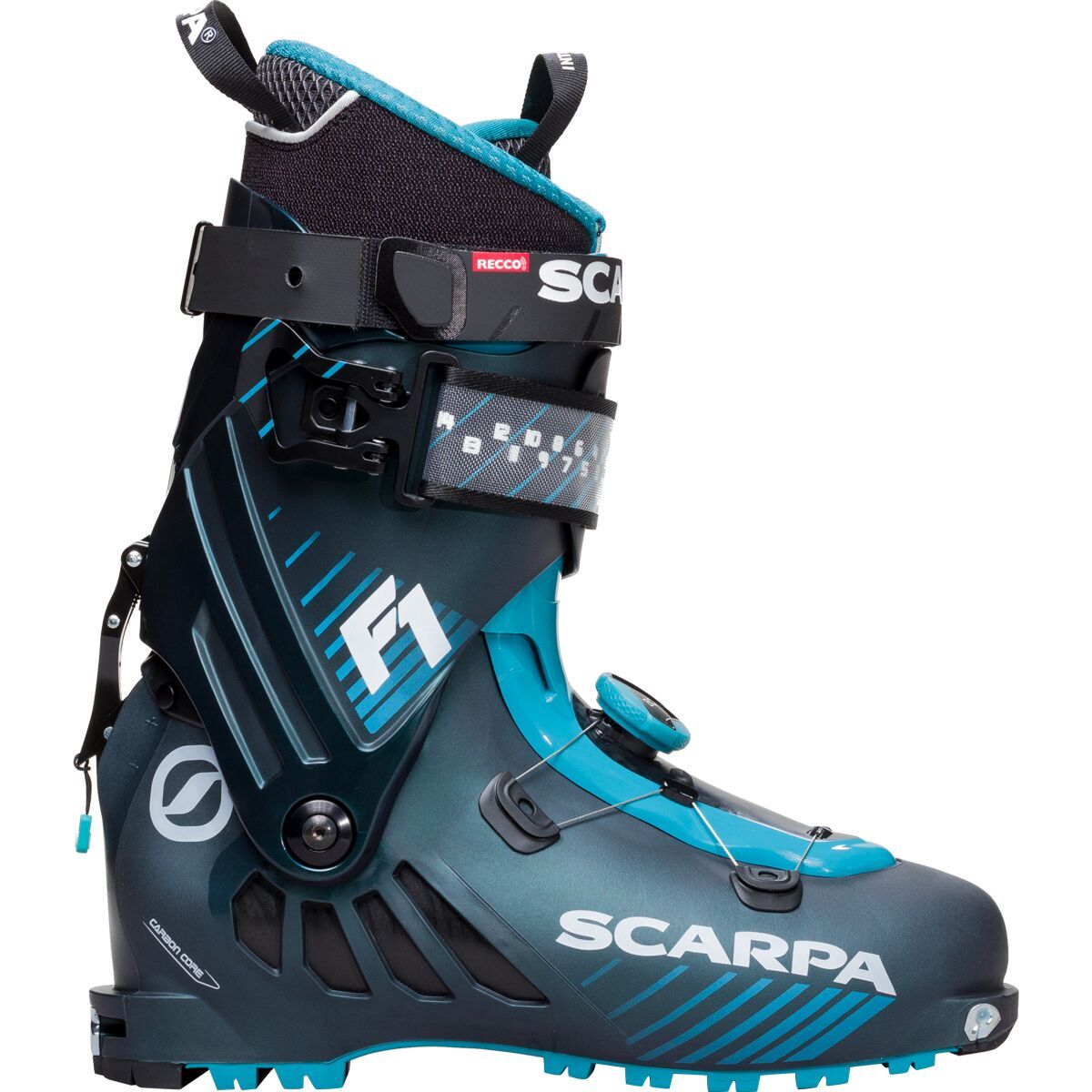 Image of Scarpa F1 Alpine Touring Boot - 2026 Anthracite/Ottanio, 29.5