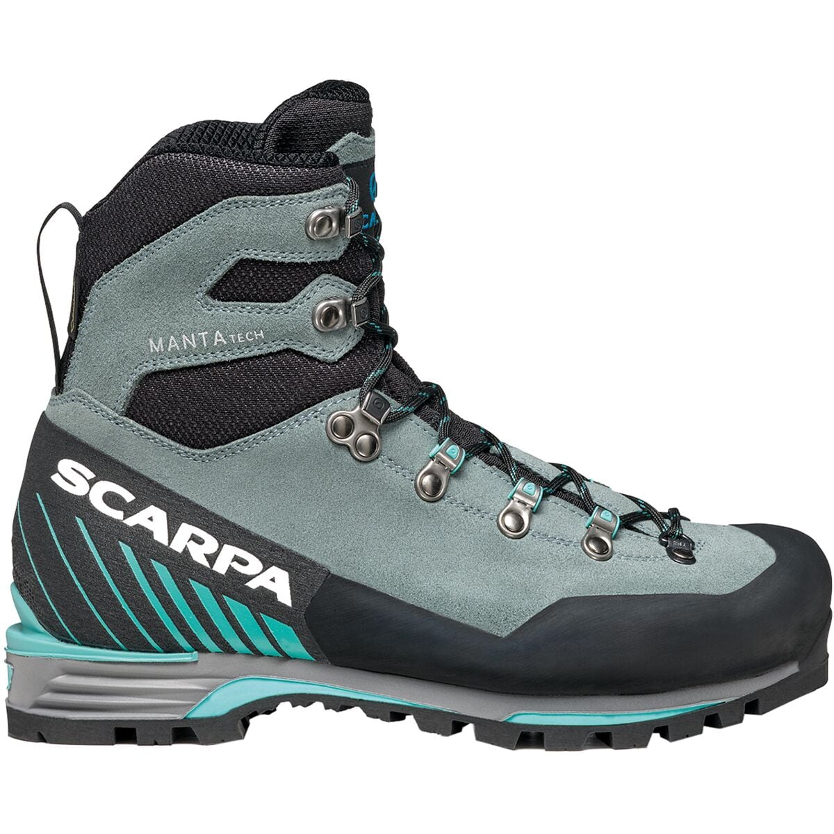 Pre-owned Scarpa Manta Tech Gtx Mountaineering Boot - Women's In Conifer/green Blue