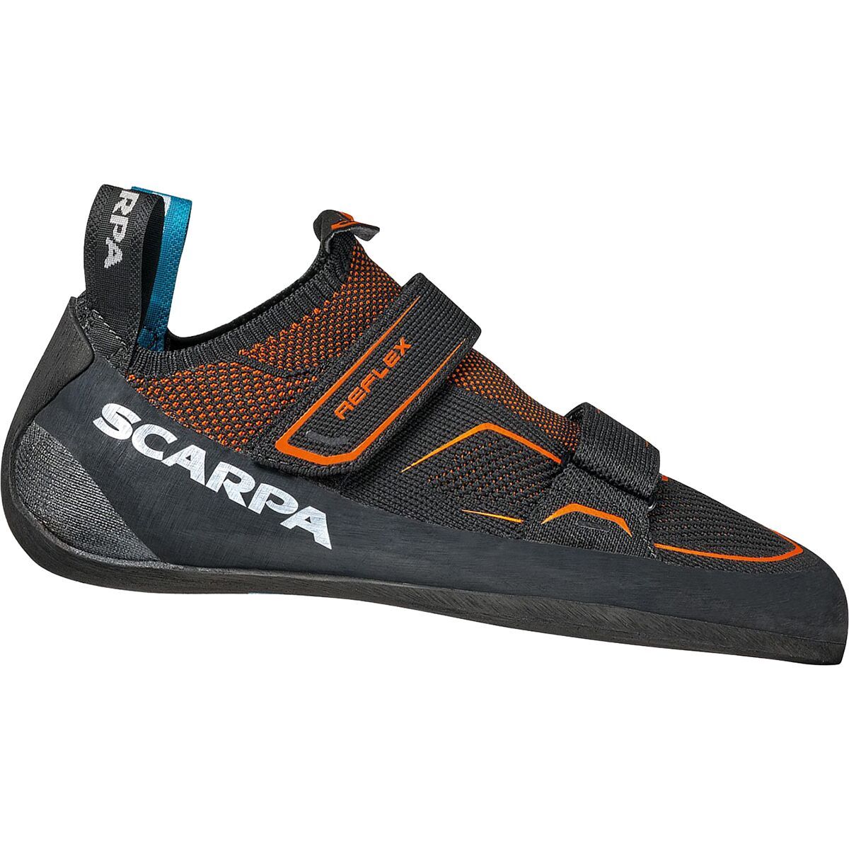 Scarpa Reflex V Climbing Shoe Black/Flame, 40.0