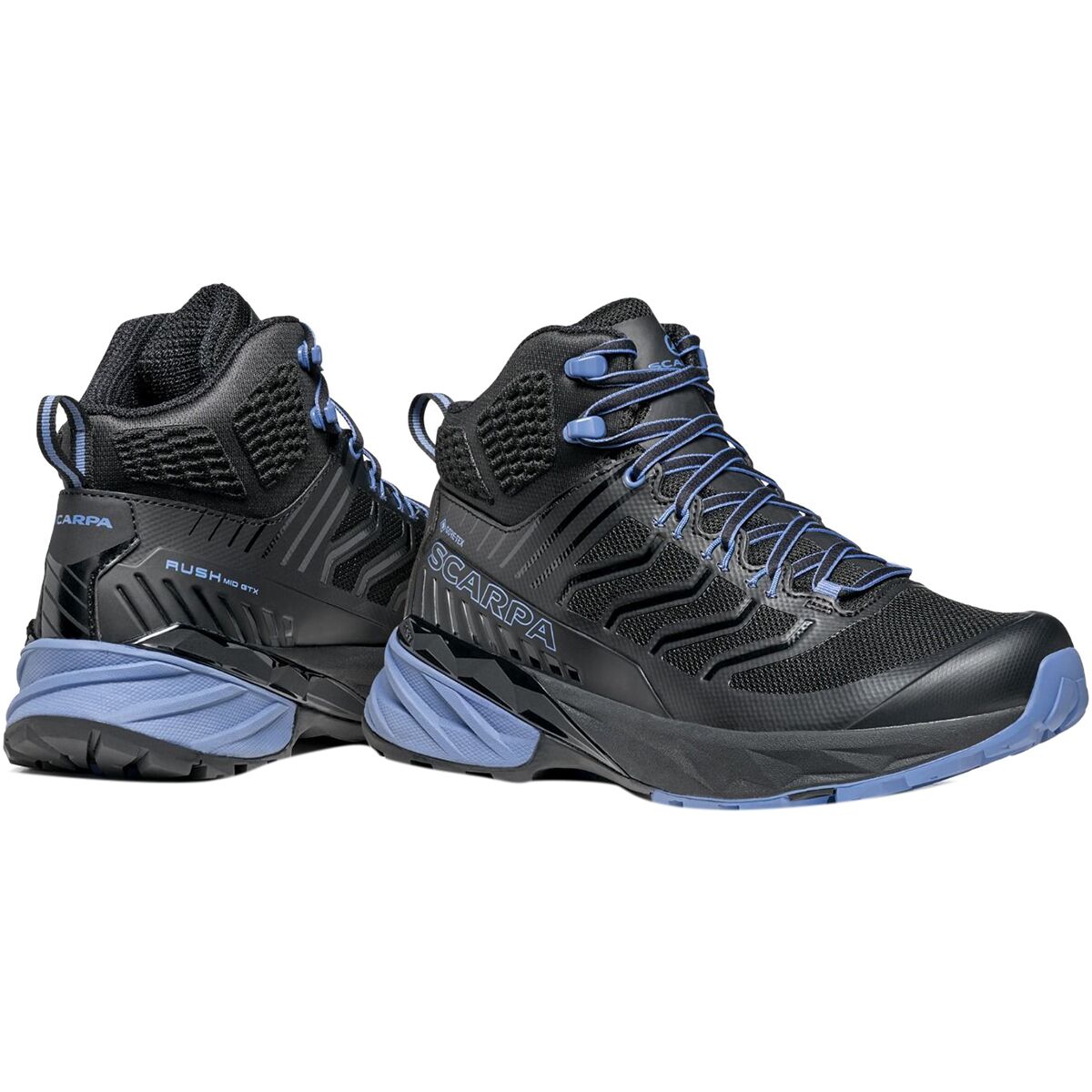 Scarpa Women's Rush Mid GTX Hiking Boot - Black/Provence - 38
