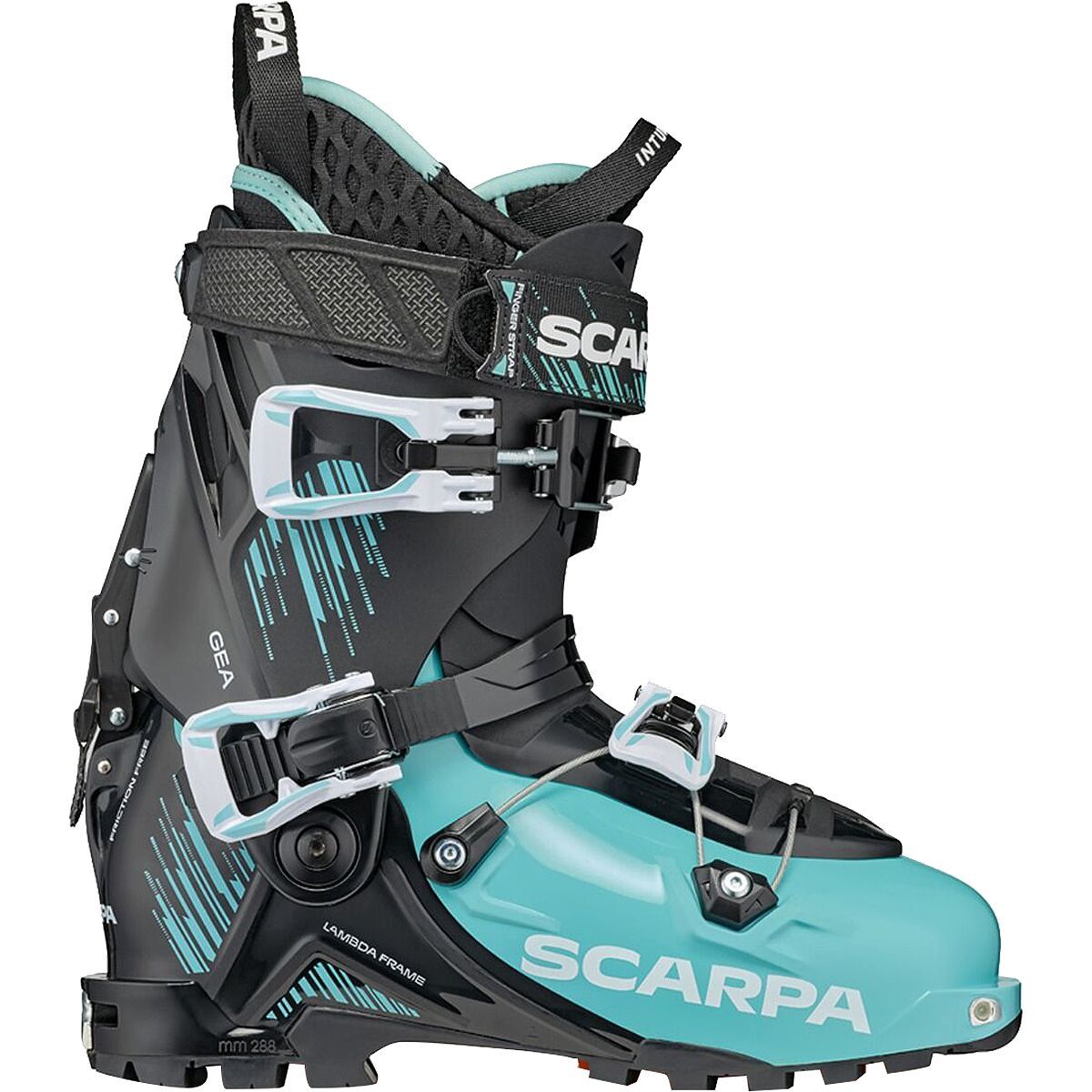 Image of Scarpa Gea Alpine Touring Boot - 2023 - Women's Aqua/Black, 23.5