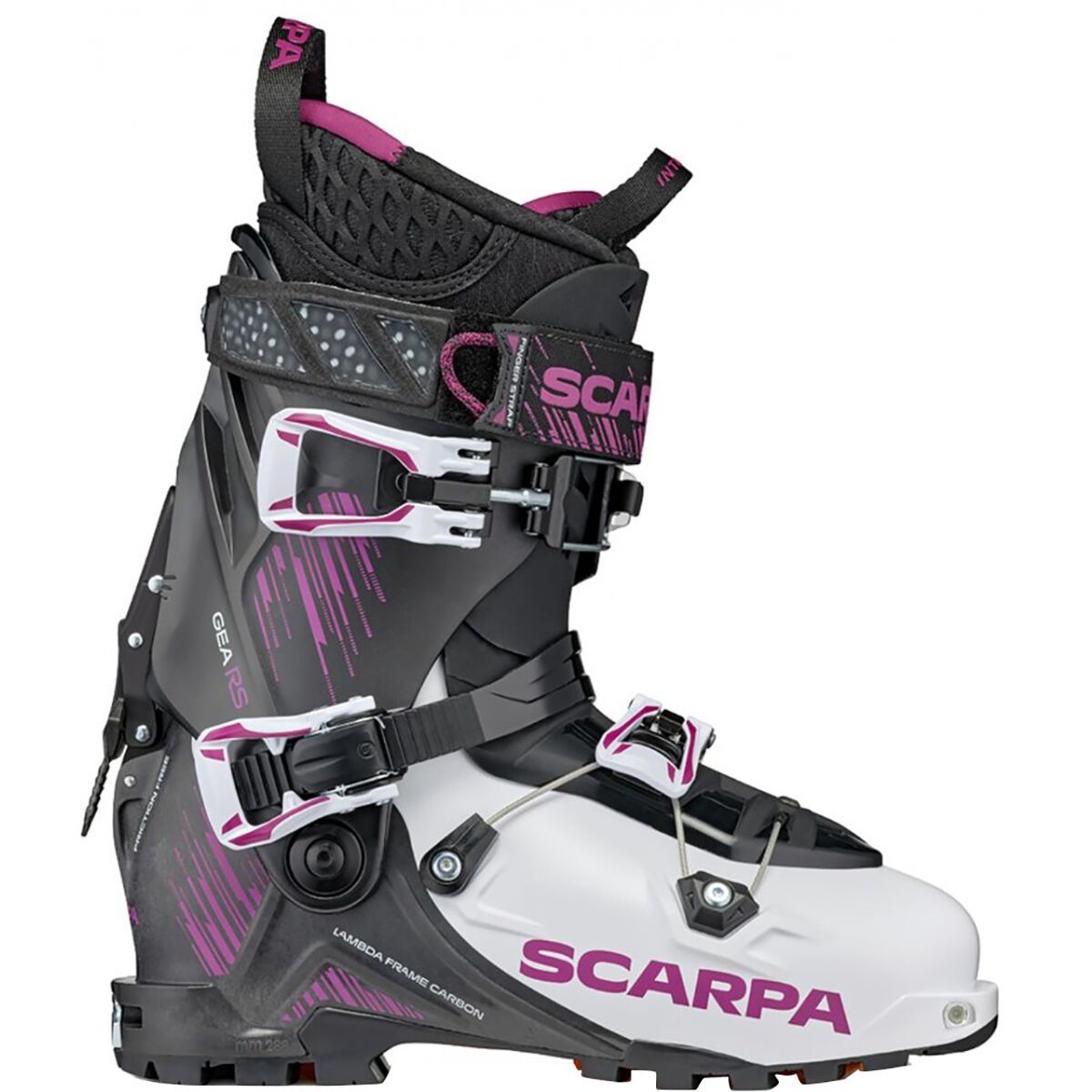 Scarpa Gea RS Alpine Touring Boot - 2023 - Women's White/Black/Rouge, 22.5