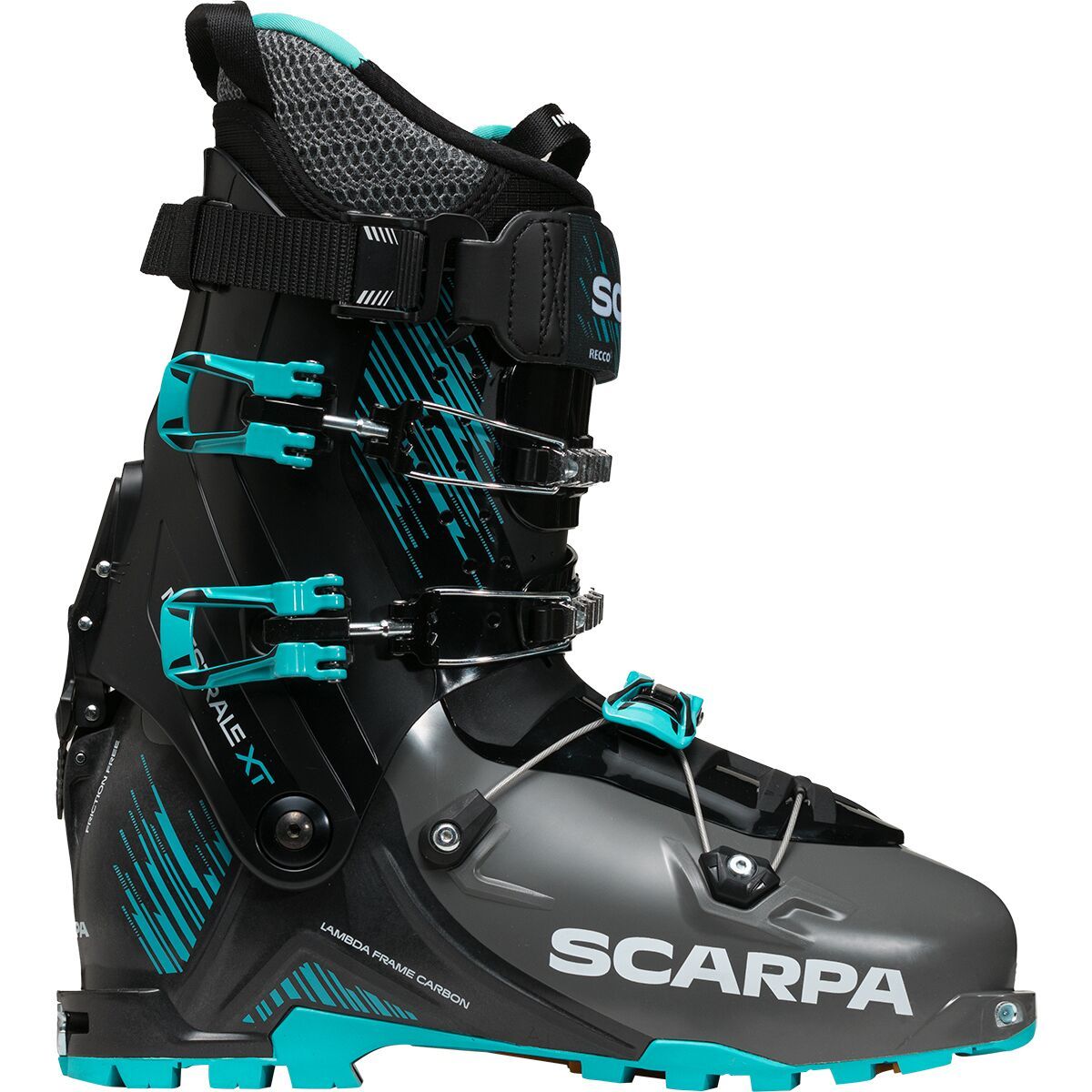 Scarpa Maestrale XT Alpine Touring Boot - 2023 Anthracite/Azure, 26.5
