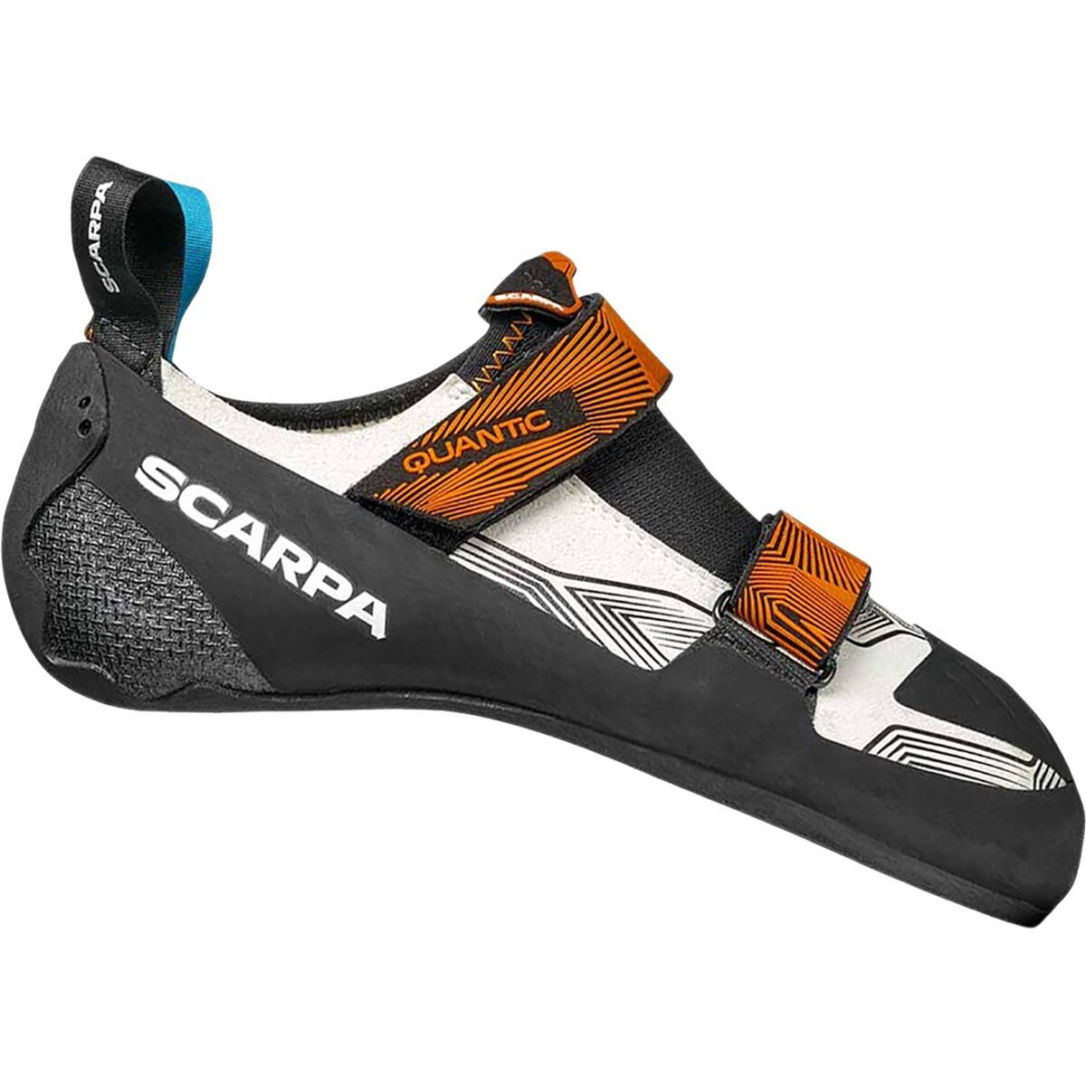 Image of Scarpa Quantic Climbing Shoe Dust Grey/Mango, 40.5