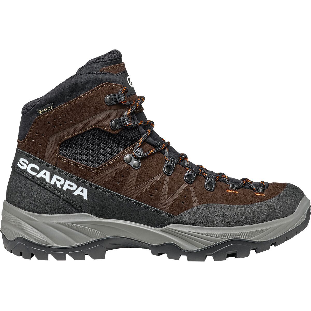 Scarpa Boreas GTX Hiking Boot - Men's Mud/Orange, 43.0
