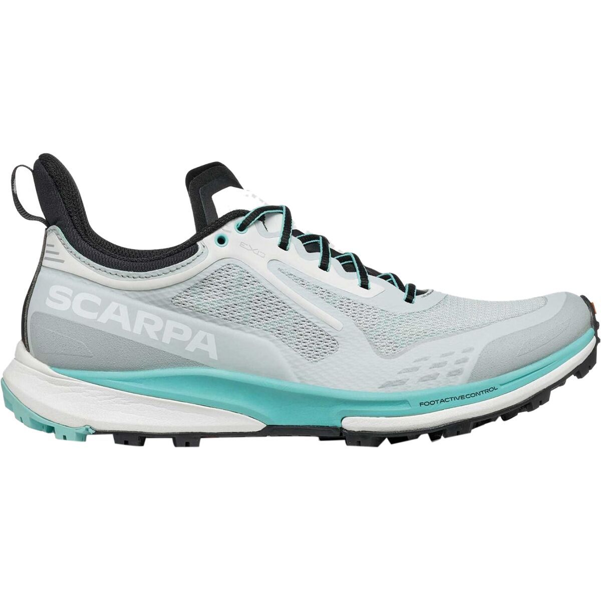 Scarpa Golden Gate Kima RT Trail Running Shoe - Women's Light Gray/Aruba, 39.0