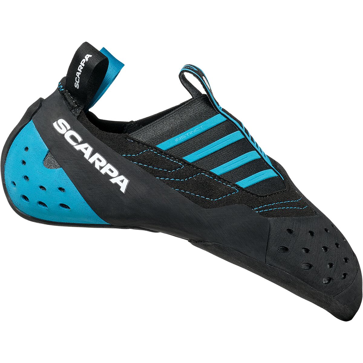 Image of Scarpa Instinct S Climbing Shoe Black/Azure, 39.0