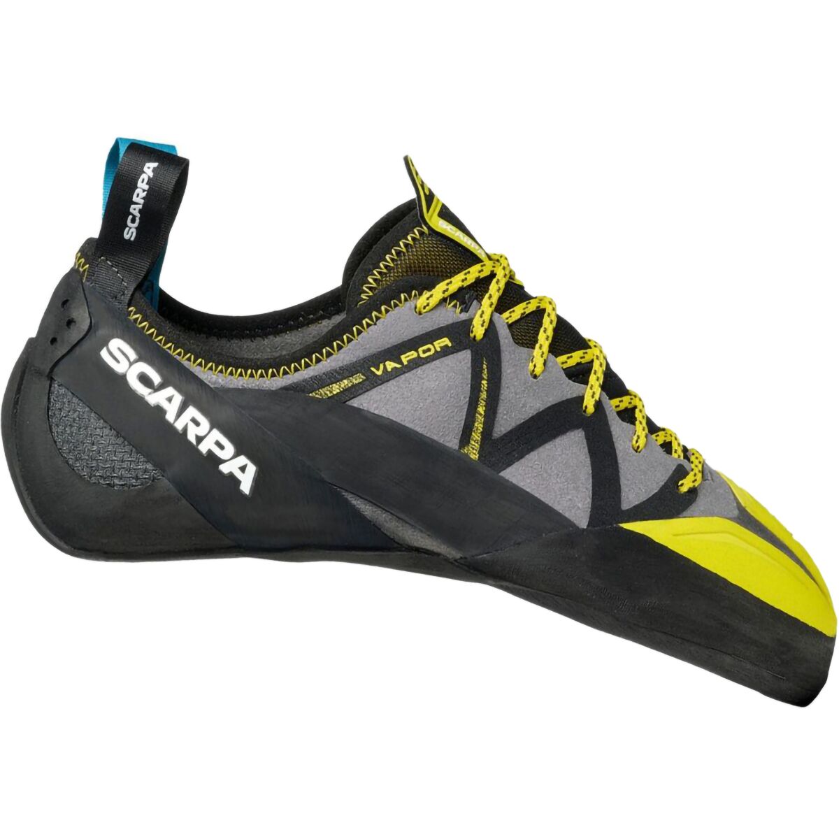 Image of Scarpa Vapor Climbing Shoe Smoke/Yellow, 46.0
