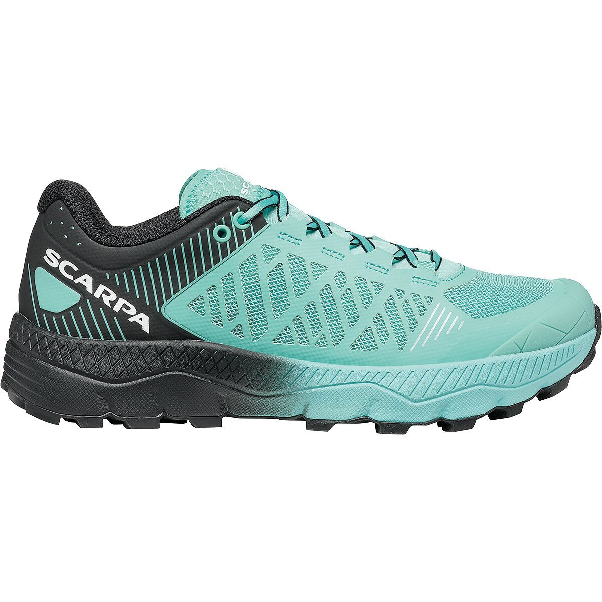 Image of Scarpa Spin Ultra Running Shoe - Women's Aruba Blue/Black, 36.0