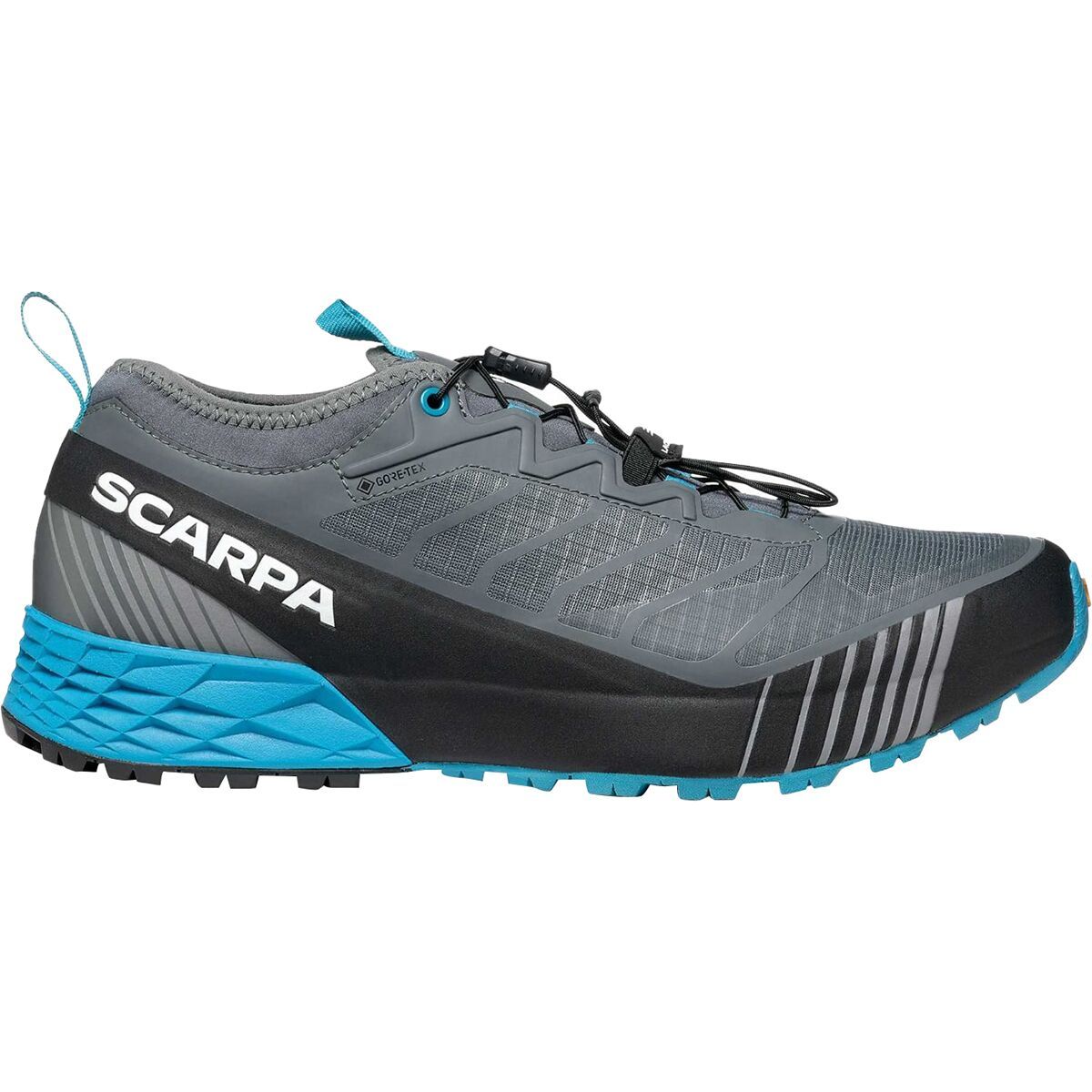 Scarpa Ribelle Run GTX Trail Running Shoe - Men's Anthracite/Lake Blue, 42.0