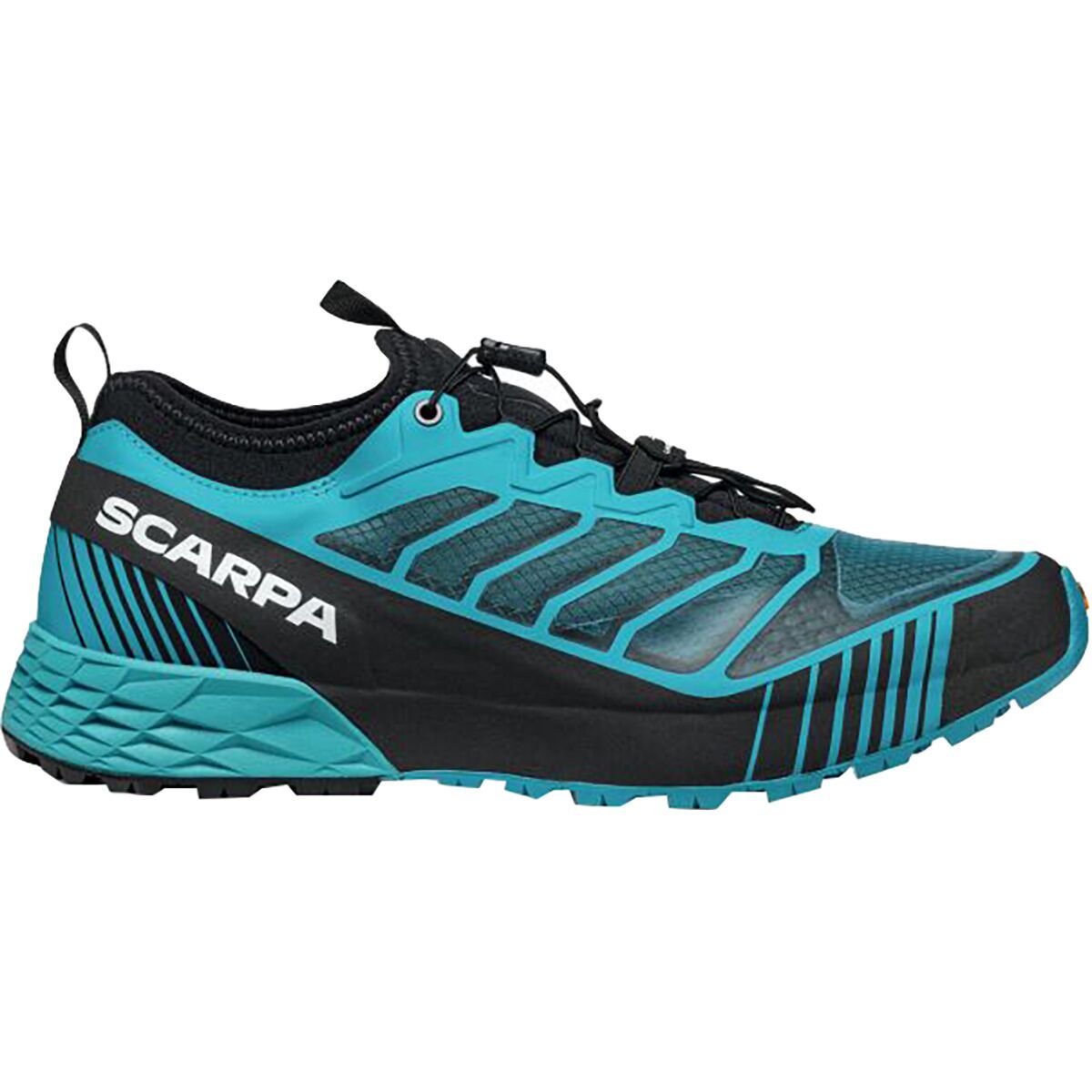 Image of Scarpa Ribelle Run Shoe - Men's Azure/Black, 46.5