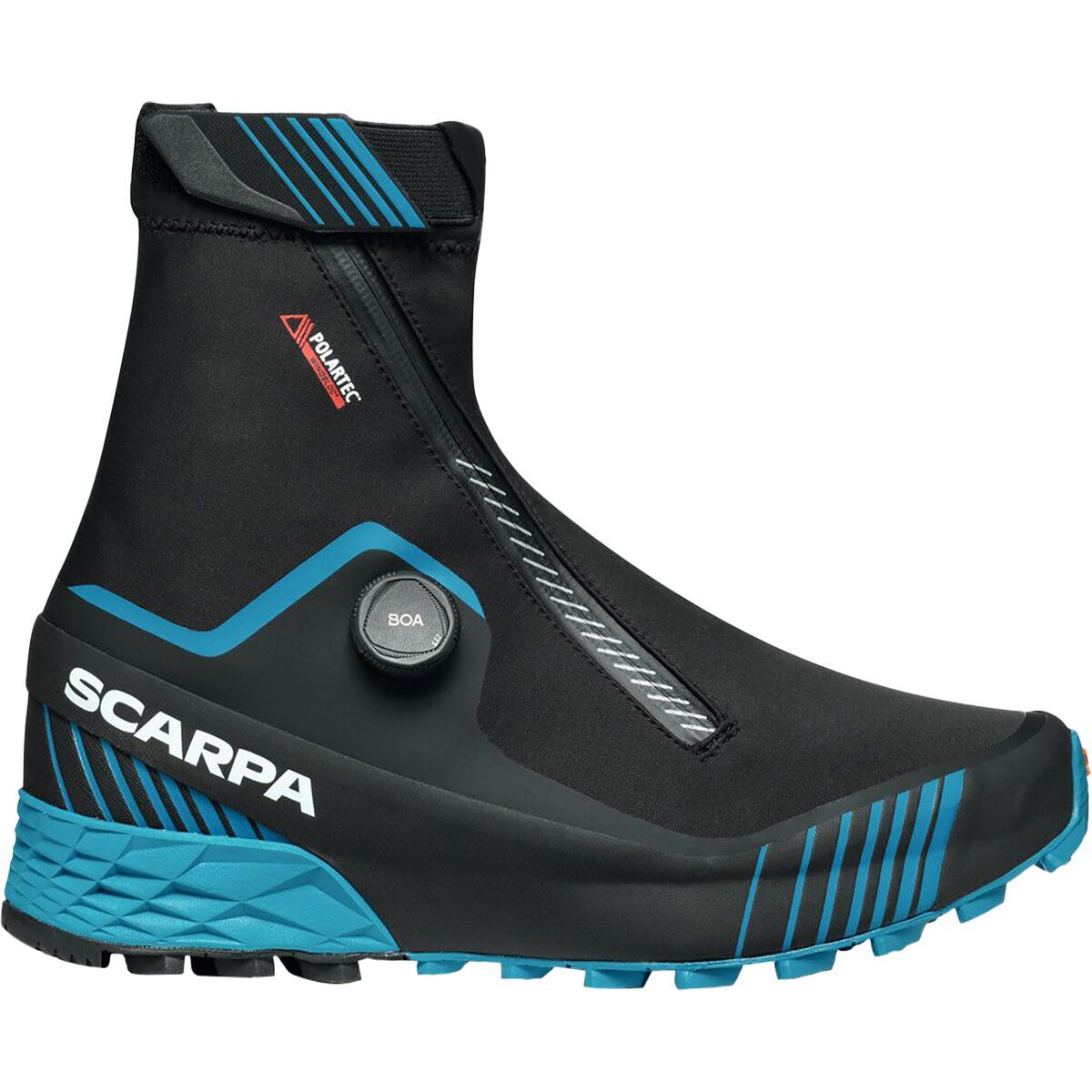 Scarpa Ribelle Run Kalibra G Trail Running Shoe Black/Azure, 37.5