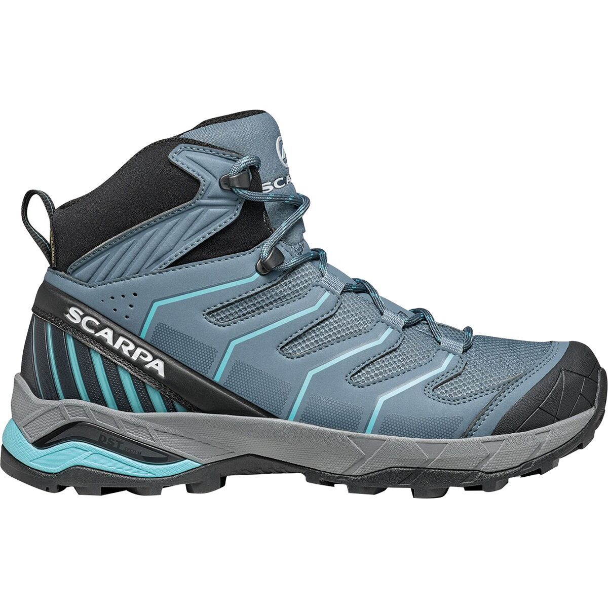 Scarpa Maverick Mid GTX Hiking Boot - Women's Storm Grey/Aqua, 41.5