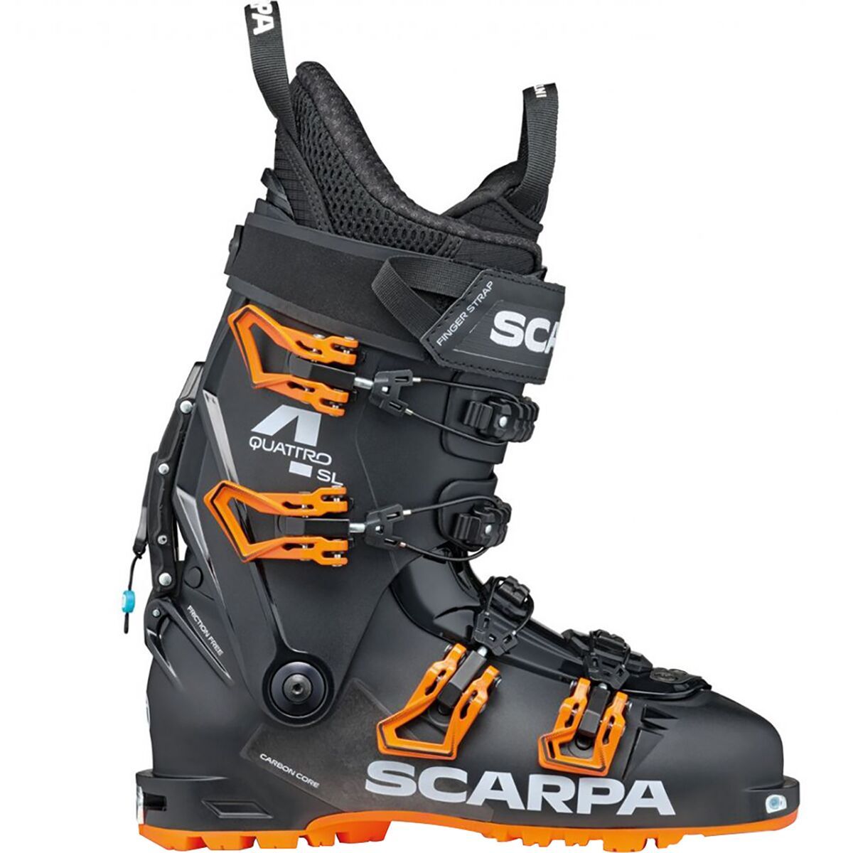 Scarpa 4-Quattro SL Alpine Touring Boot - 2024 Black/Orange, 30.5