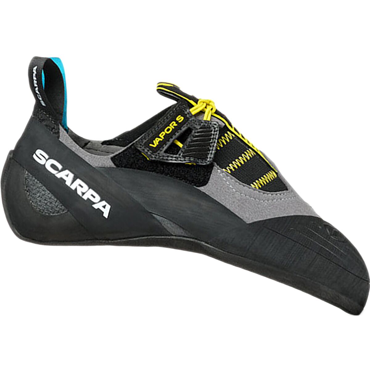 Image of Scarpa Vapor S Climbing Shoe Smoke/Yellow, 44.0