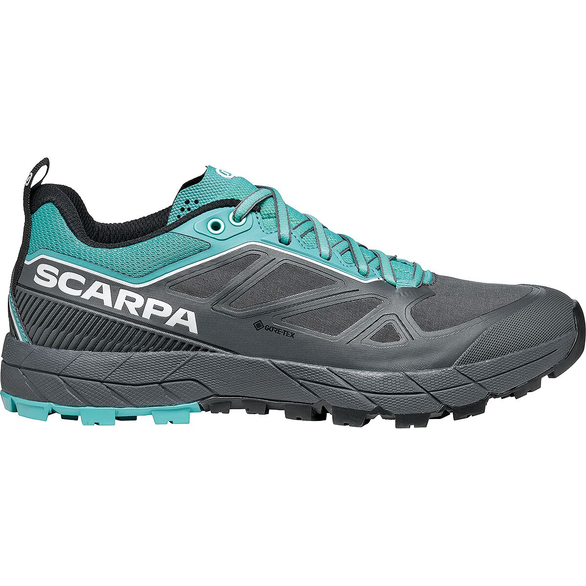Image of Scarpa Rapid GTX Approach Shoe - Women's Anthracite/Turquoise, 38.5