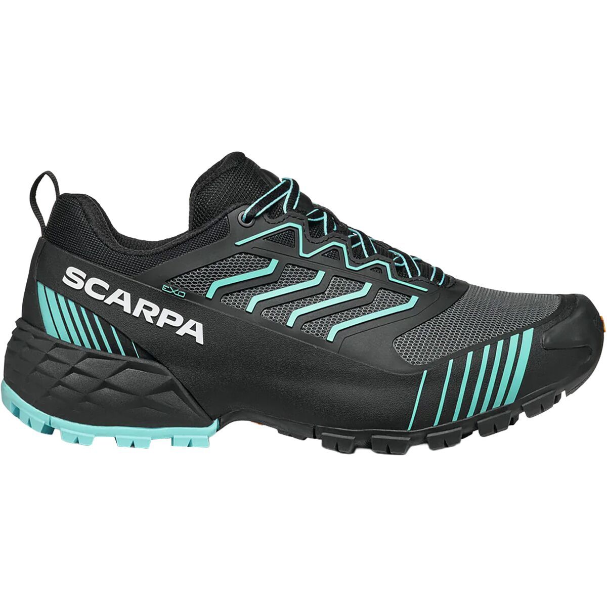 Image of Scarpa Ribelle Run XT Running Shoe - Women's Gray/Aqua Sky, 37.5