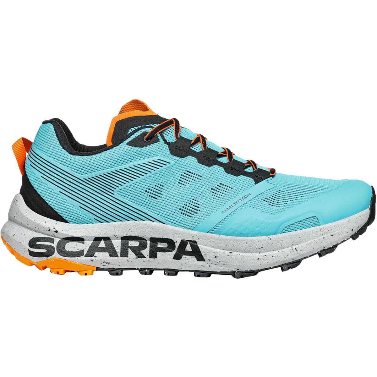 Image of Scarpa Spin Planet Trail Running Shoe - Men's Azure/Black, 42.0