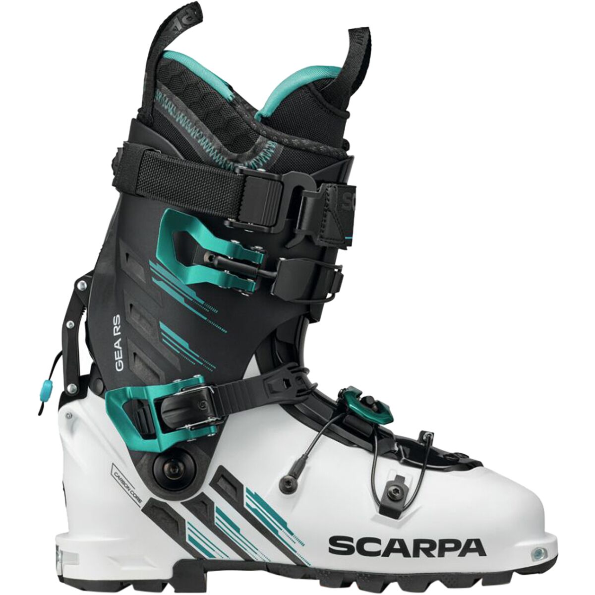 Image of Scarpa Gea RS Alpine Touring Boot - 2026 - Women's White/Black/Emerald, 24.5