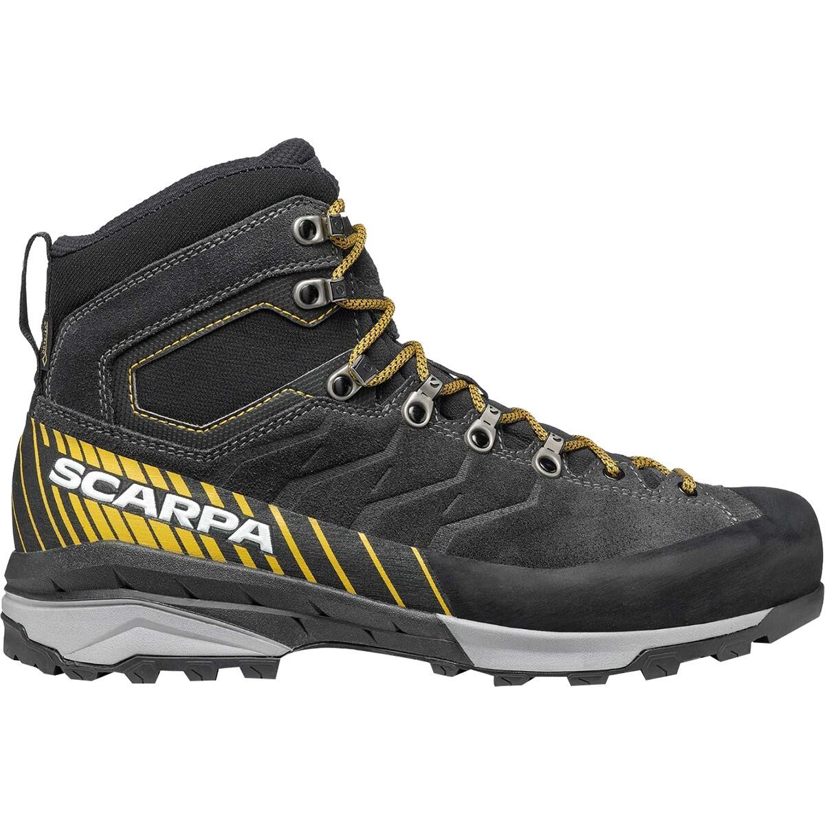 Scarpa Mescalito TRK GTX Boot - Men's Dark Anthracite/Mustard, 50.0