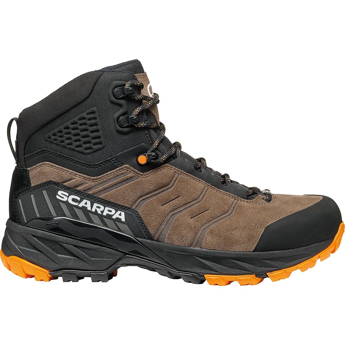Image of Scarpa Rush TRK GTX Boot - Men's Brown/Orange, 44.5