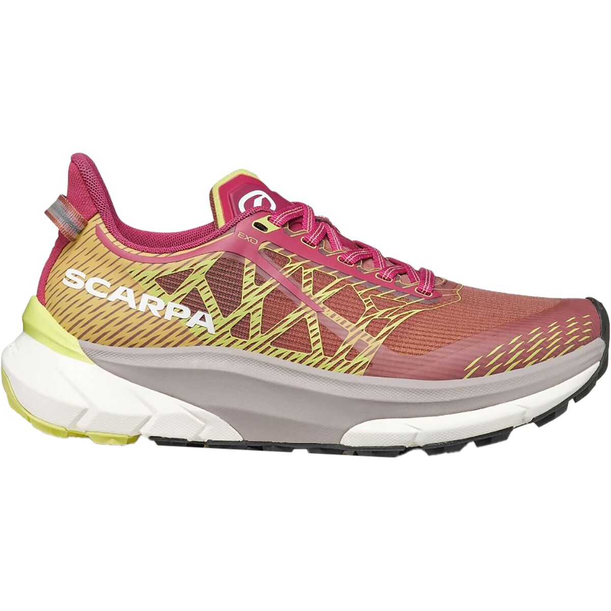 Image of Scarpa Golden Gate ATR 2 Trail Running Shoe - Women's Velvet Rose/Bright Green, 39.0