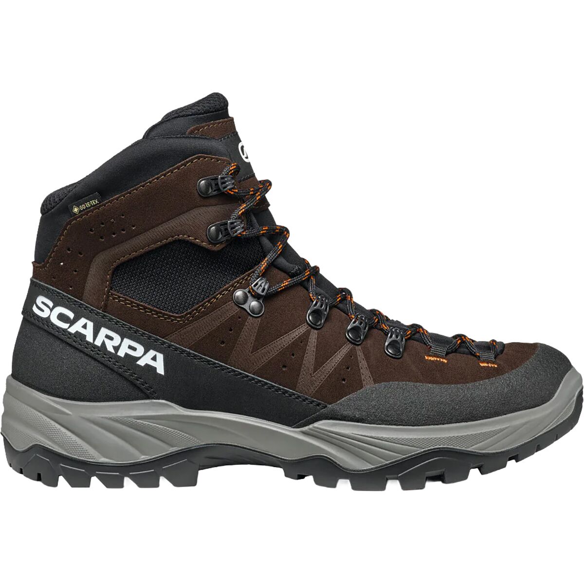 Image of Scarpa Vento GTX Boot - Men's Mud/Orange, 41.5