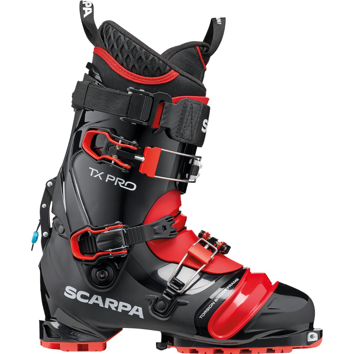 Image of Scarpa TX Pro Telemark Ski Boot - 2027 - Men's Black/Red, 25.0