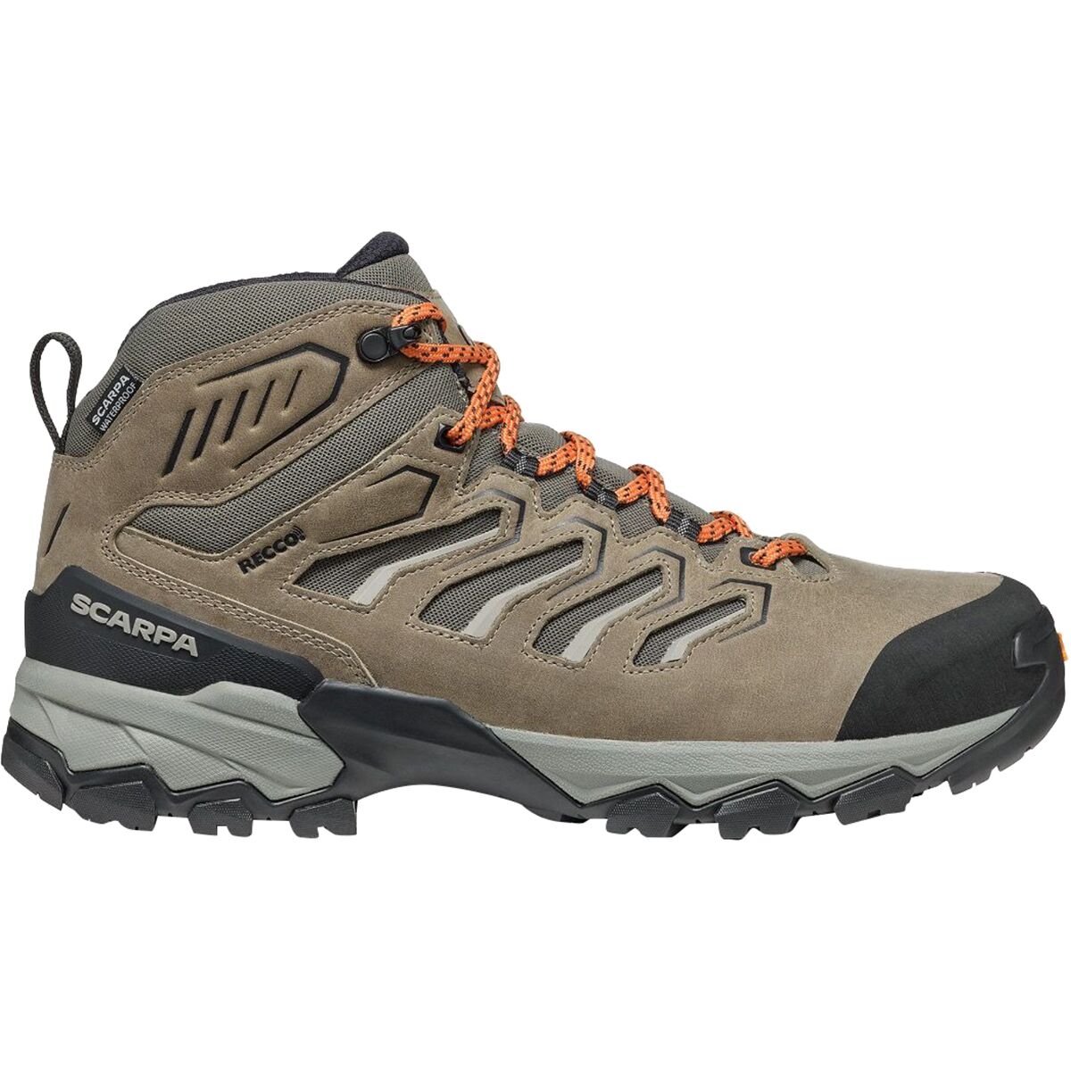 Image of Scarpa Moraine Mid WP Shoe - Men's Fossil Brown, 44.5