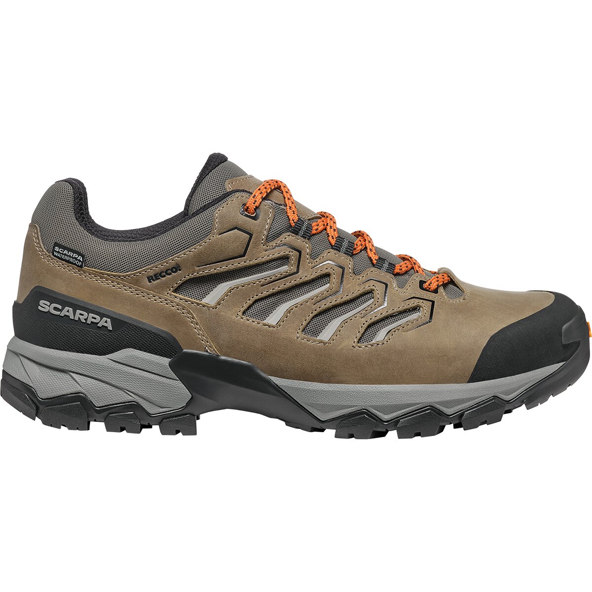 Image of Scarpa Moraine WP Shoe - Men's Fossil Brown, 44.5