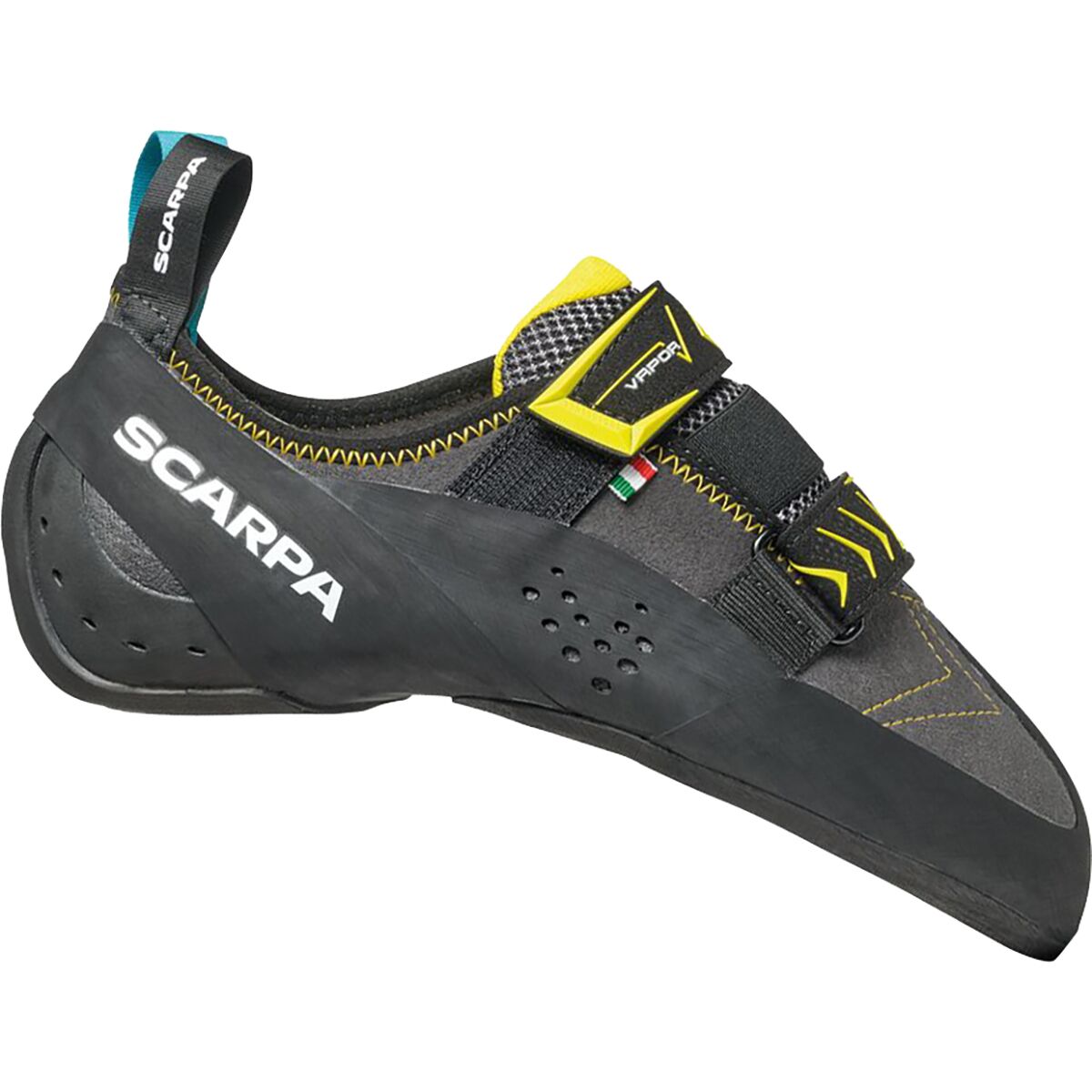 Image of Scarpa Vapor V Climbing Shoe Smoke/Yellow, 43.5