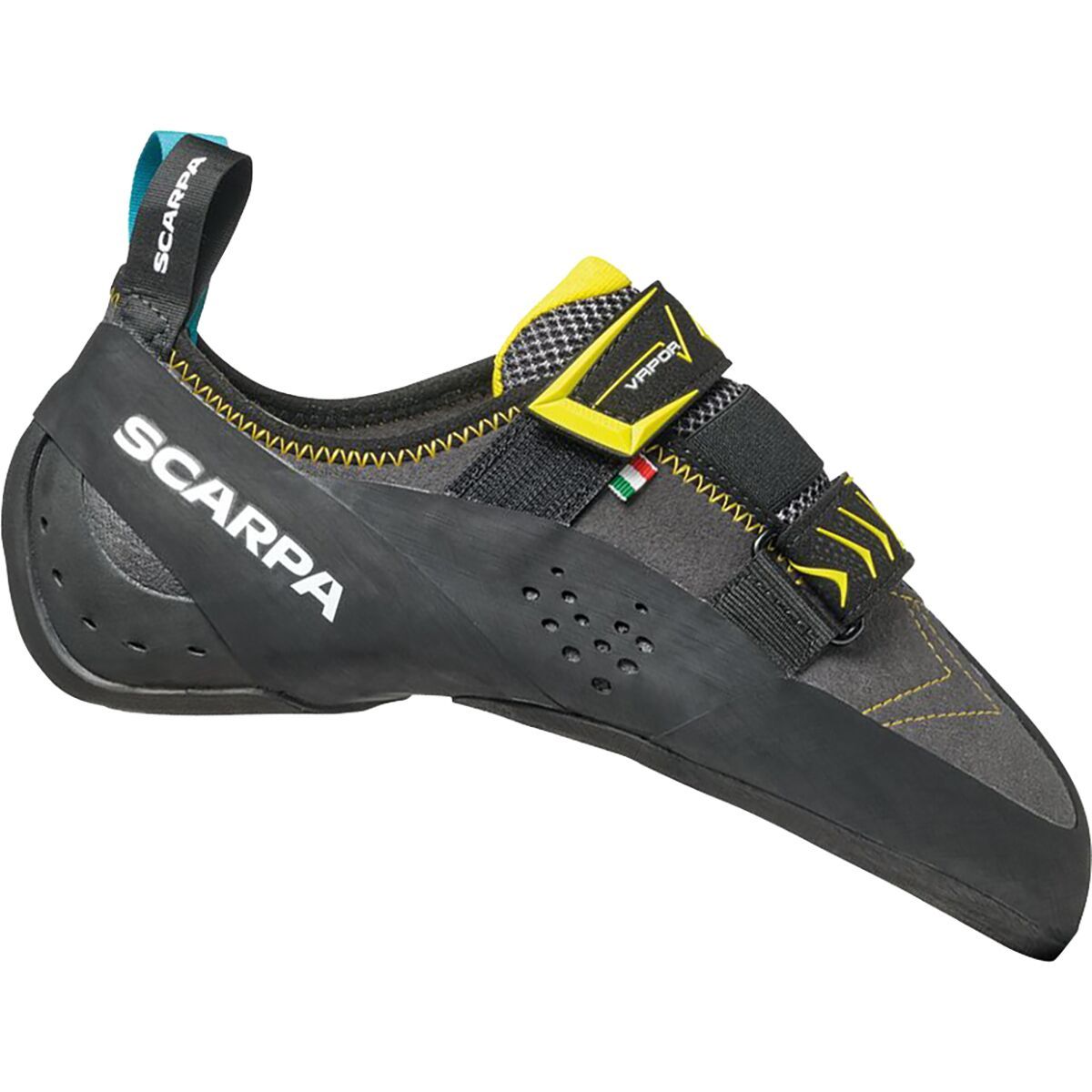 Scarpa Vapor V Climbing Shoe Smoke/Yellow, 42.0
