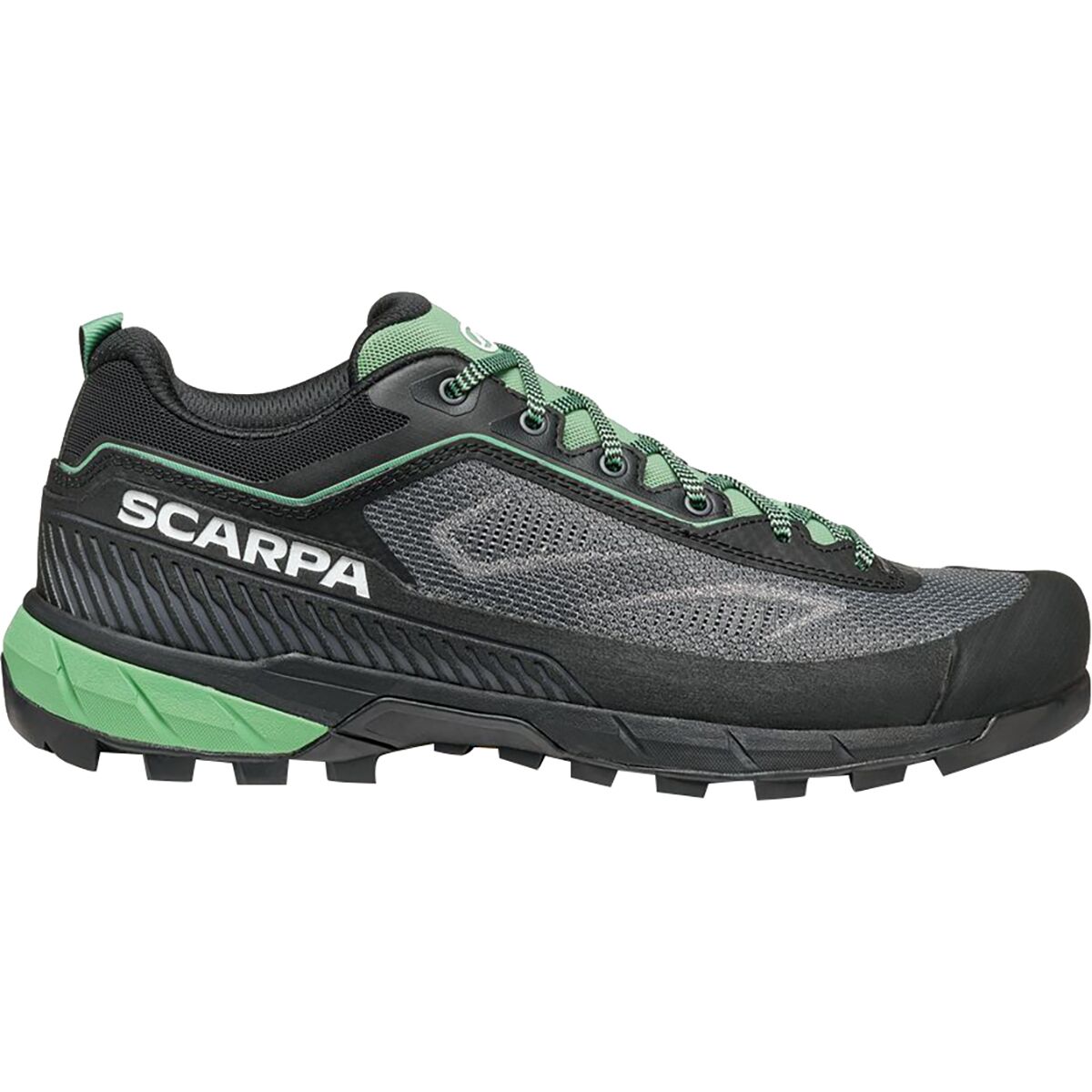 Image of Scarpa Rapid LT Shoe - Women's Anthracite/Light Green, 41.5