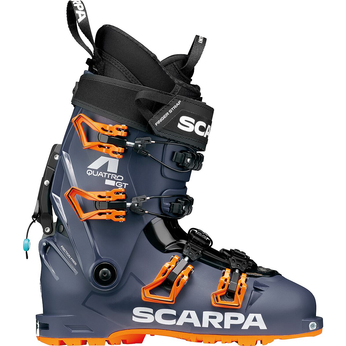 Image of Scarpa 4-Quattro GT Alpine Touring Boot - 2027 Titan/Orange, 26.5