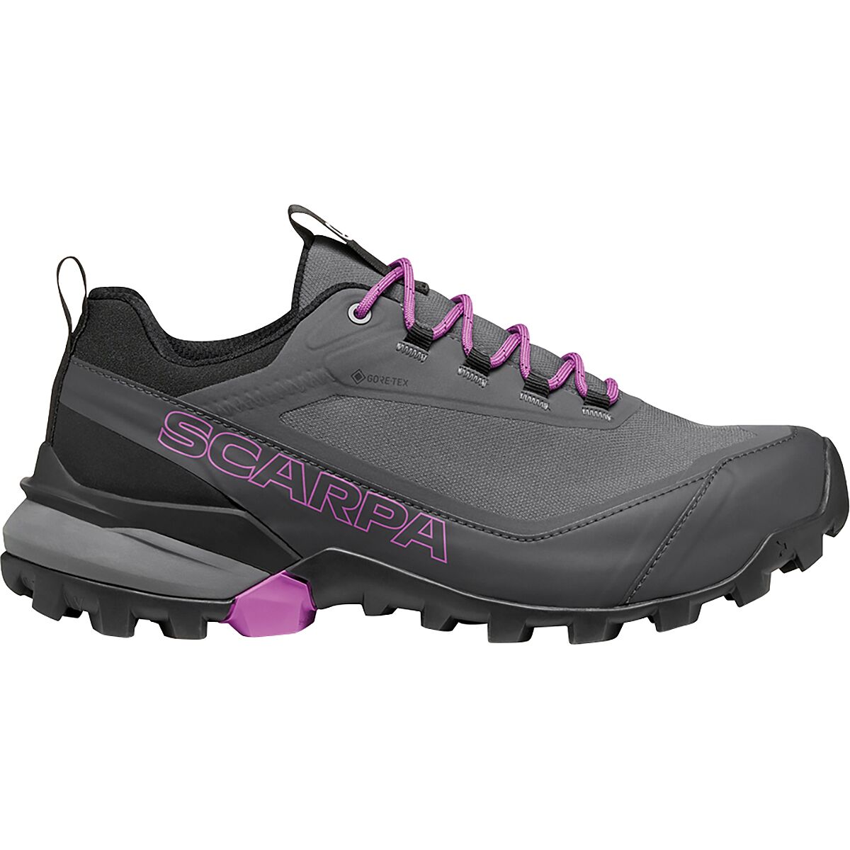Image of Scarpa Ribelle Cross 2 GTX Hiking Shoe - Women's Dark Gray/Purple, 40.0