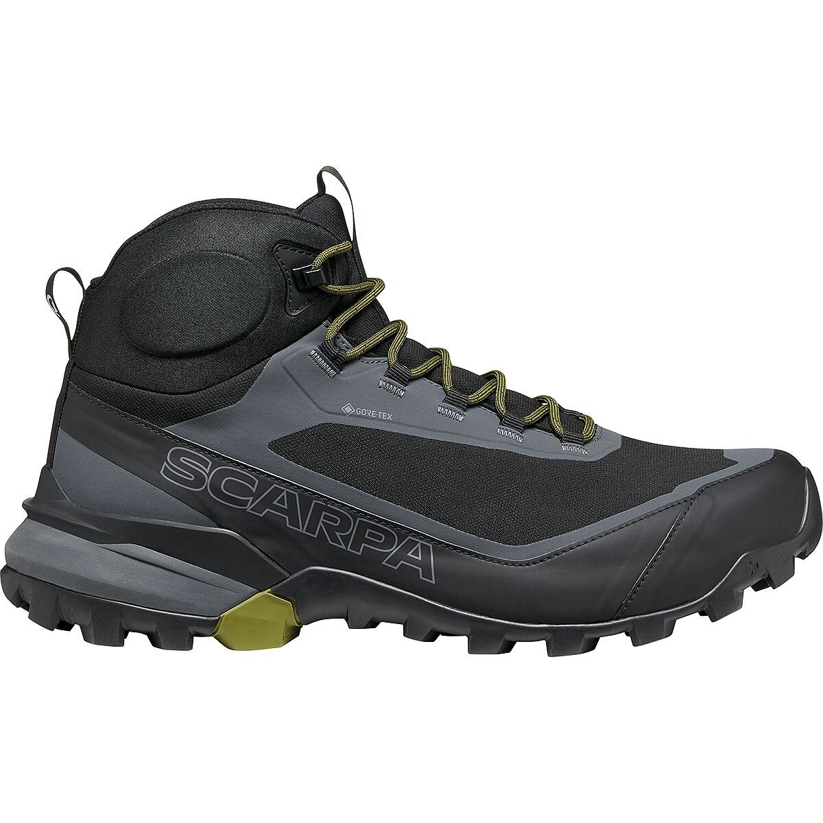 Image of Scarpa Ribelle Cross 2 Mid GTX Hiking Boot - Men's Black/Olive, 42.5