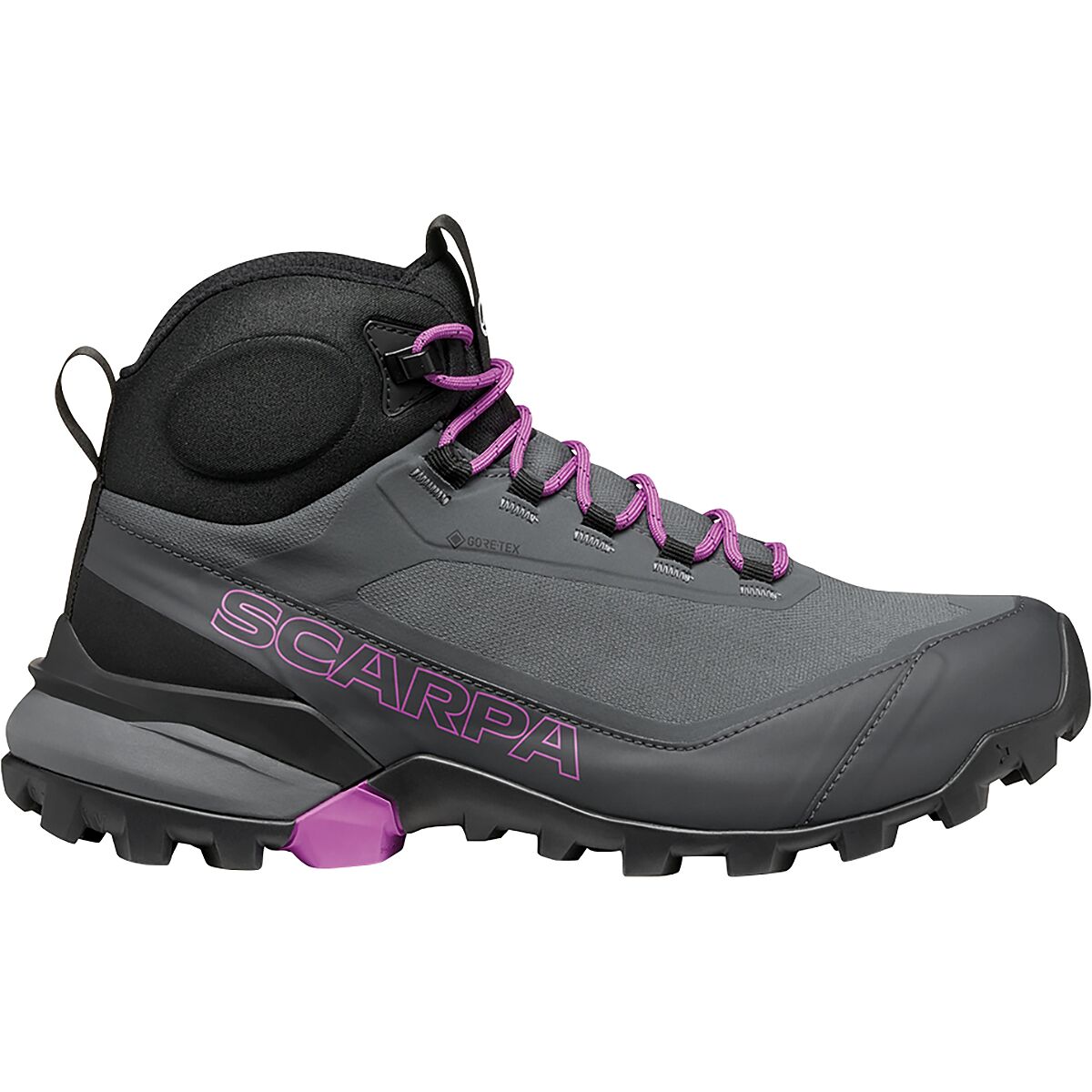 Image of Scarpa Ribelle Cross 2 Mid GTX Hiking Boot - Women's Dark Gray/Purple, 41.5