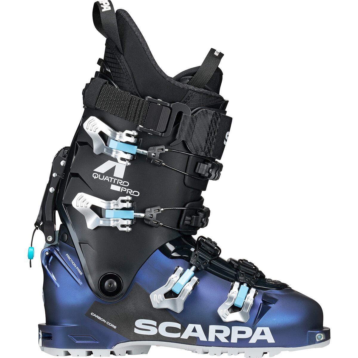 Image of Scarpa 4-Quattro Pro Alpine Touring Boot - 2027 Pearl Blue/Silver, 30.0