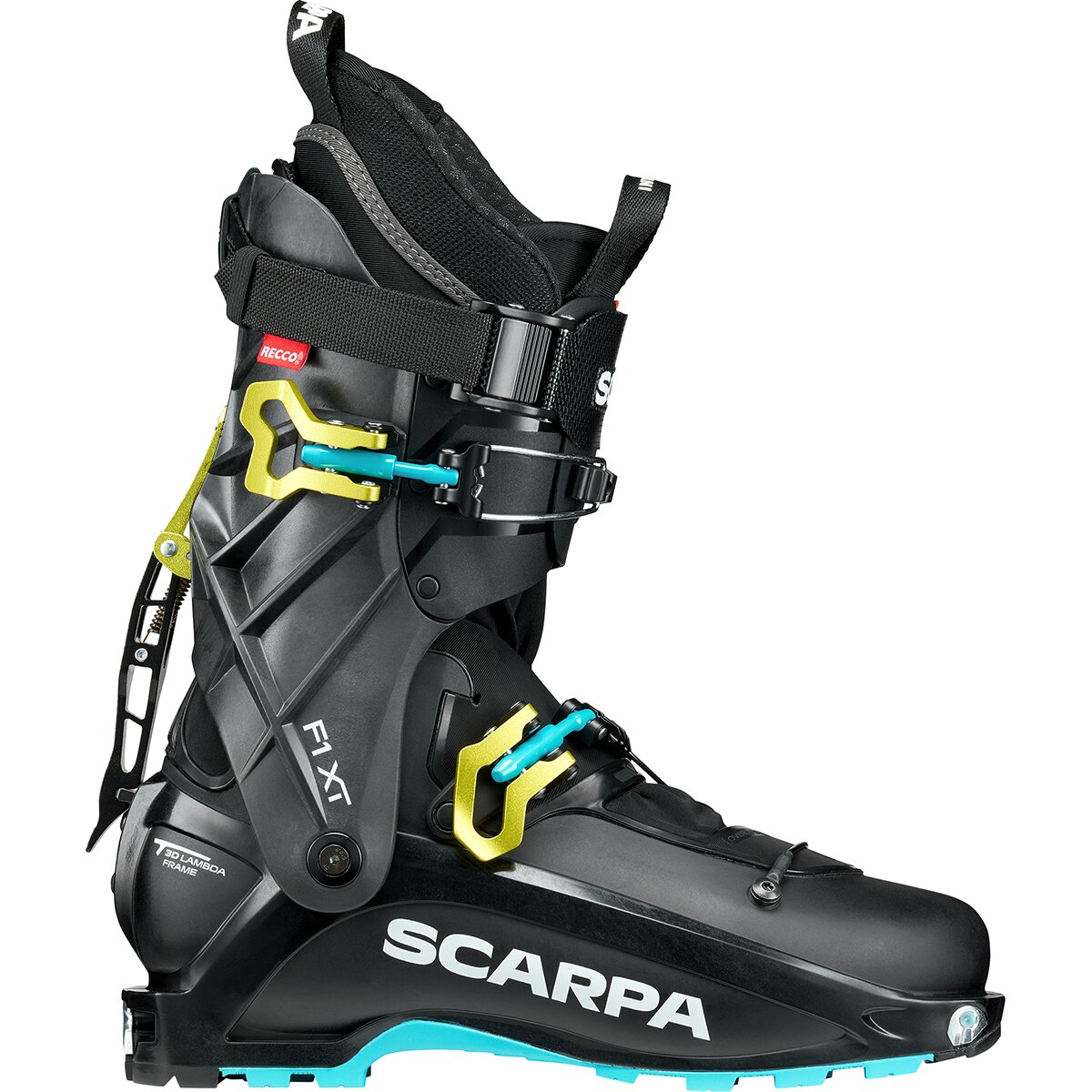 Image of Scarpa F1 XT Alpine Touring Boot - 2027 Carbon/Yellow, 27.0