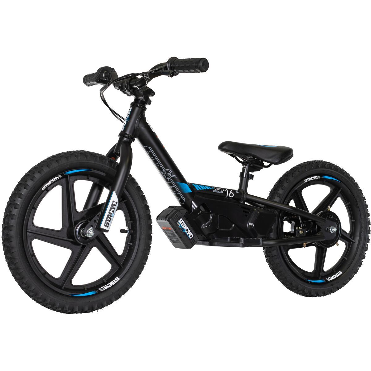 STACYC 16eDrive Brushless Stability Cycle Black, 16in