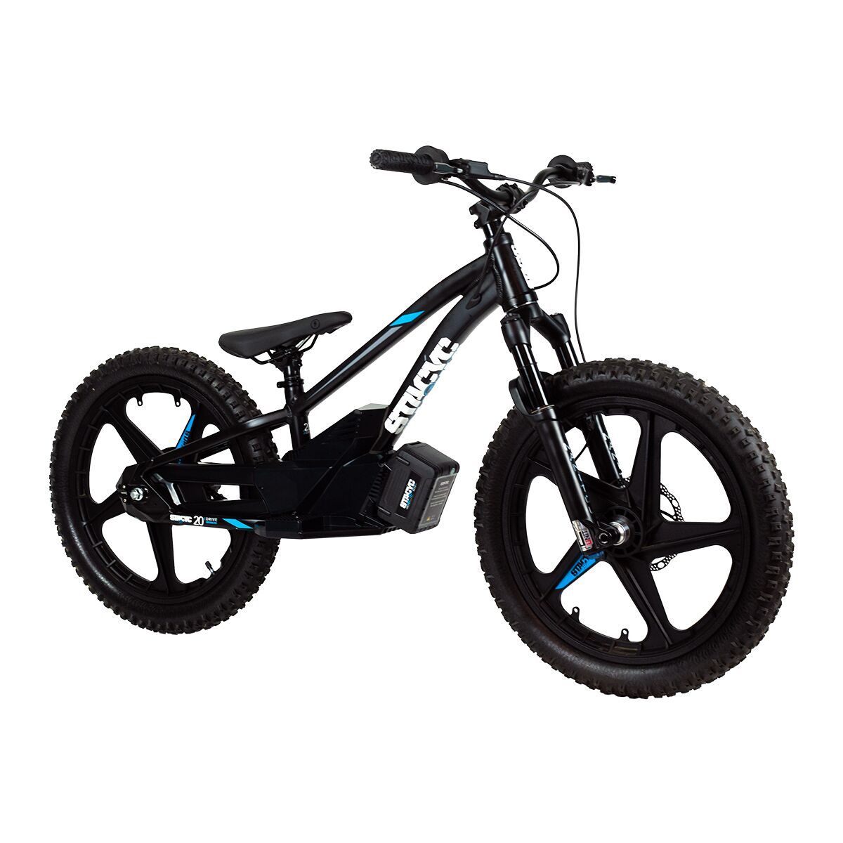 Image of STACYC 20eDrive Stability Cycle With Manitou Fork Black, 20in