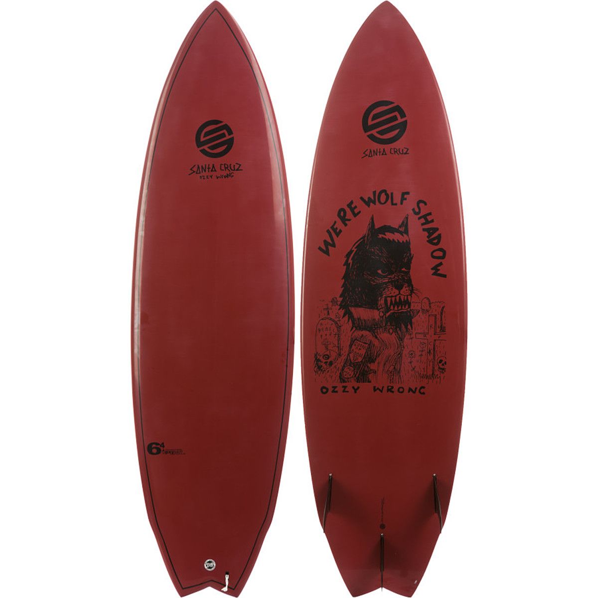 Santa Cruz Ozzie Wright Pro Model - Werewolf Shadow