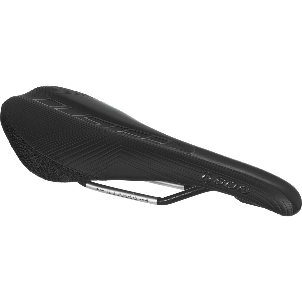 Image of SDG Components Duster P MTN Cro-Mo Saddle Black/Black, 140mm