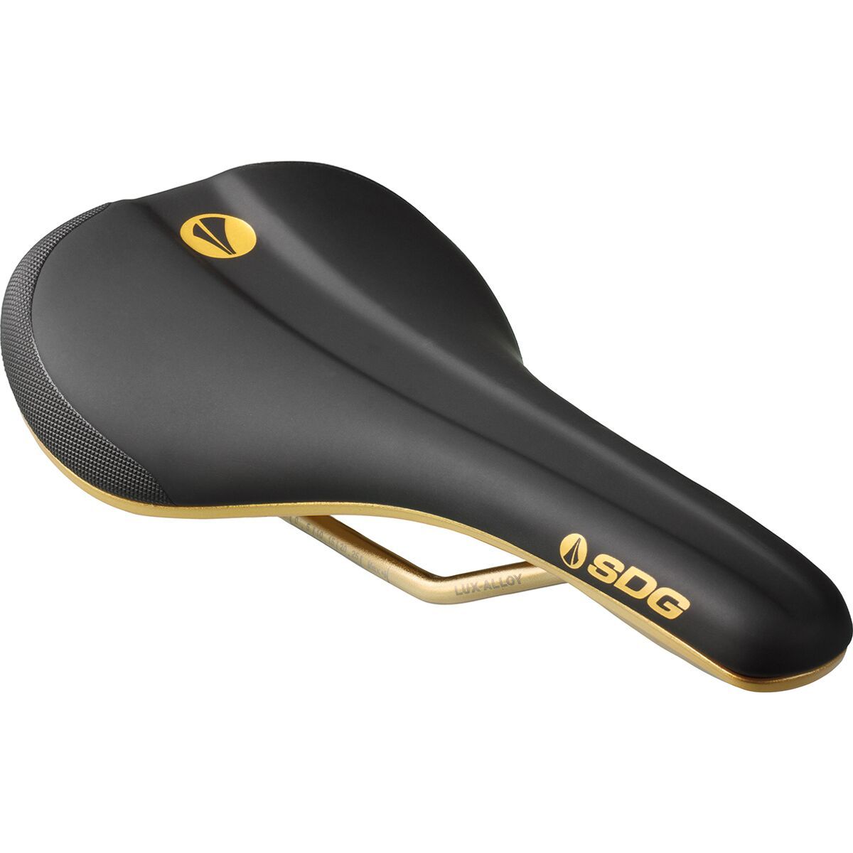 Image of SDG Components Bel-Air V3 Lux-Alloy Saddle Gold, 140mm