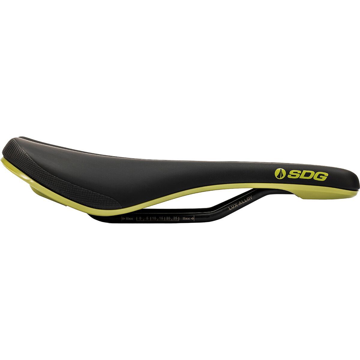 Image of SDG Components Bel-Air V3 Lux-Alloy Saddle Olive Green, 140mm