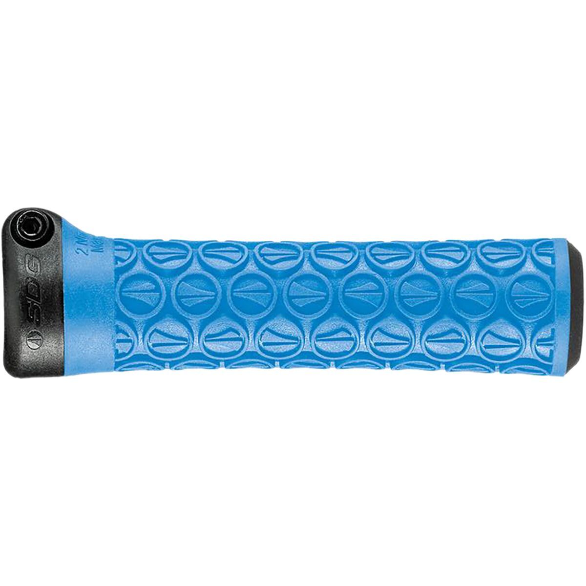 Image of SDG Components Slater JR Lock On Grips Cyan, One Size
