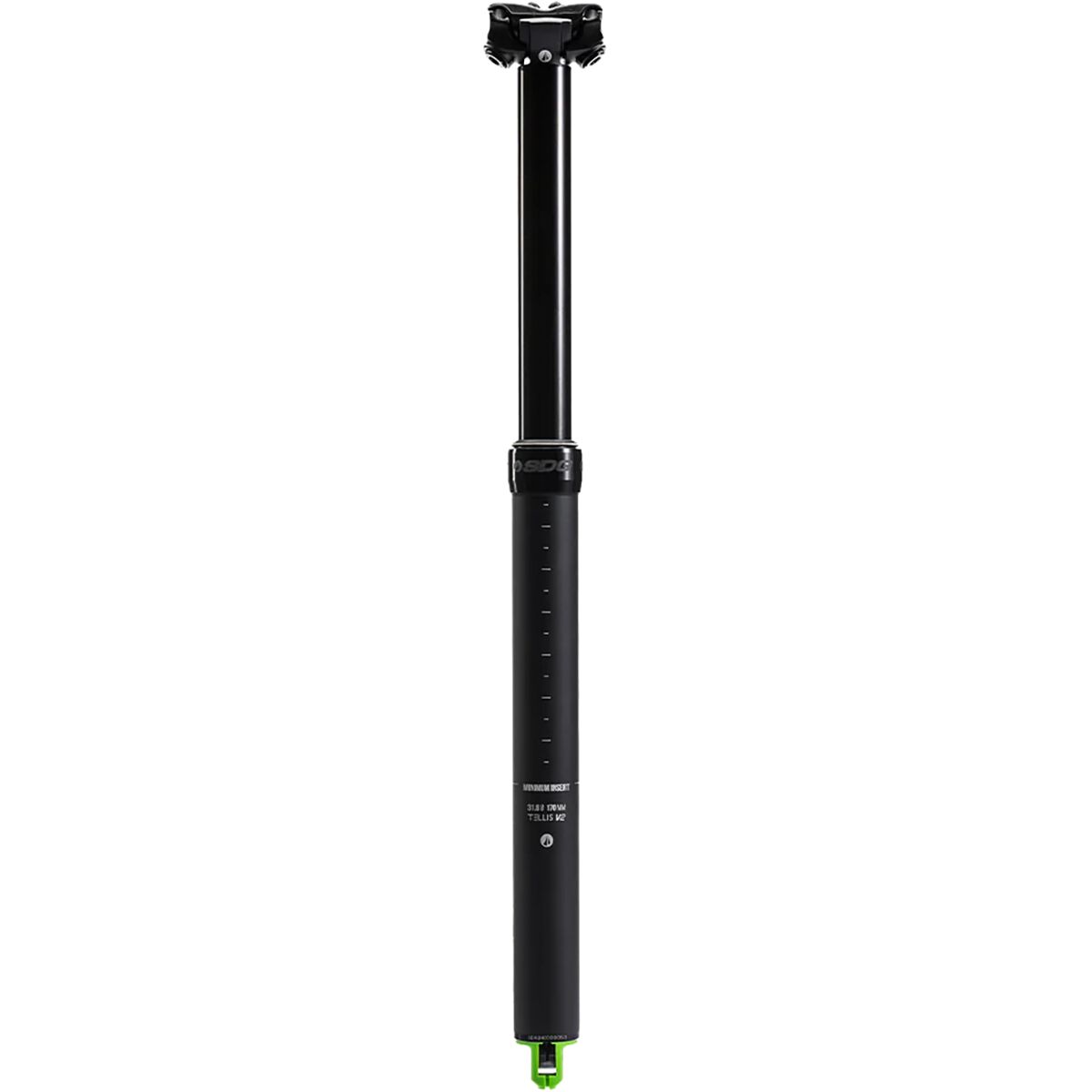 Image of SDG Components Tellis V2 Dropper Post Black, 31.6mm, 125mm