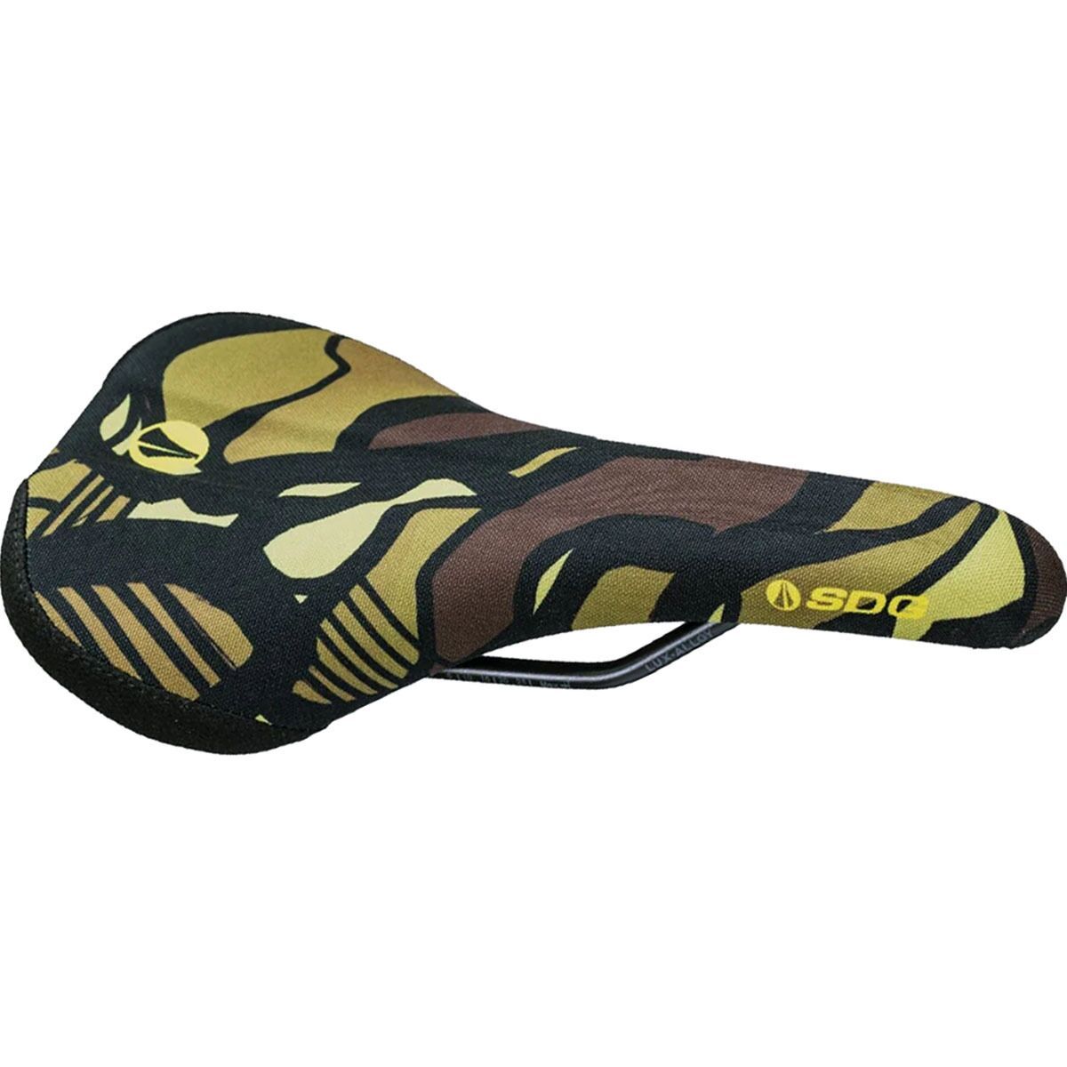 Image of SDG Components Bel-Air V3 Lux-Alloy Terra Firma Saddle Camo Olive, 140mm