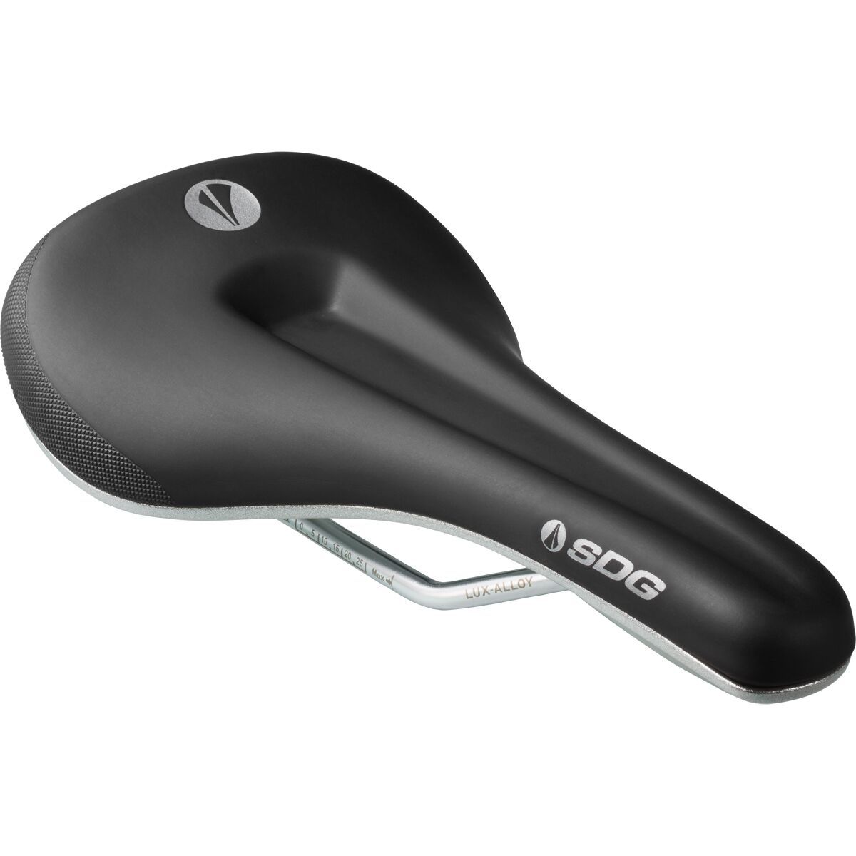 Image of SDG Components Bel-Air V3 MAX Limited Edition Galactic Lux-Alloy Saddle Silver, 140mm
