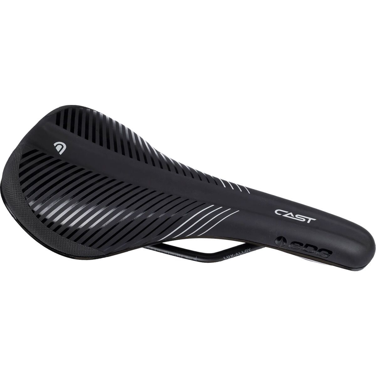 Image of SDG Components CAST Bel-Air V3 Greg Minnaar Signature Saddle Black, Lux-Alloy, 140x260mm